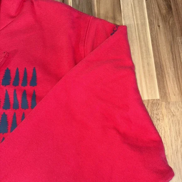 Columbia Men's Trek Graphic Hoodie, Mountain Red/Treestriped Flag, XX-Large NWT - Picture 9 of 15